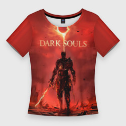 Женская футболка 3D Slim Dark Souls