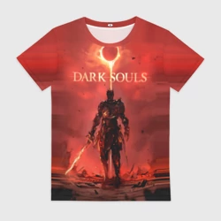 Женская футболка 3D Dark Souls 3 Soul of Cinder
