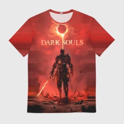 Мужская футболка 3D Dark Souls 3 Soul of Cinder