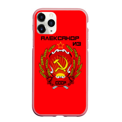 Чехол для iPhone 11 Pro Max матовый Александр из СССР