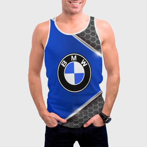 Мужская майка 3D BMW sport collection auto - фото 3