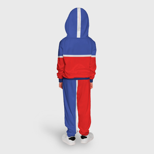 Детский костюм с толстовкой 3D Хоккеист Евгений, цвет синий - фото 4