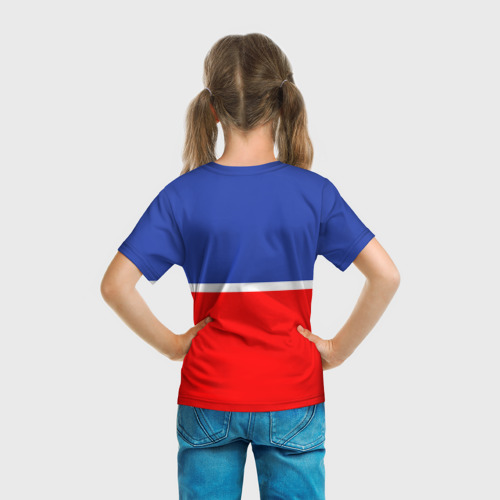 Детская футболка 3D Хоккеист Владимир, цвет 3D печать - фото 6