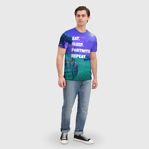 Мужская футболка 3D Fortnite Repeat - фото 5