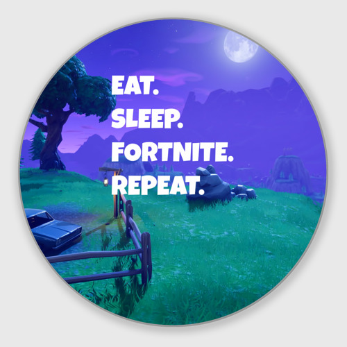 Коврик для мышки круглый Fortnite Repeat Фото 01 Коврик для мышки круглый Fortnite Repeat Фото 01