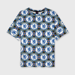 Женская футболка oversize 3D Chelsea