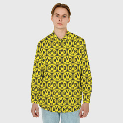 Мужская рубашка oversize 3D Borussia - фото 2