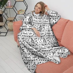 Плед с рукавами Нотный стан - фото 2