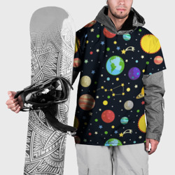 Накидка на куртку 3D Солнечная система