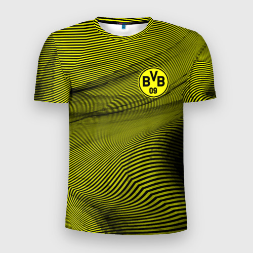 Мужская футболка 3D Slim Borussia sport, цвет 3D печать