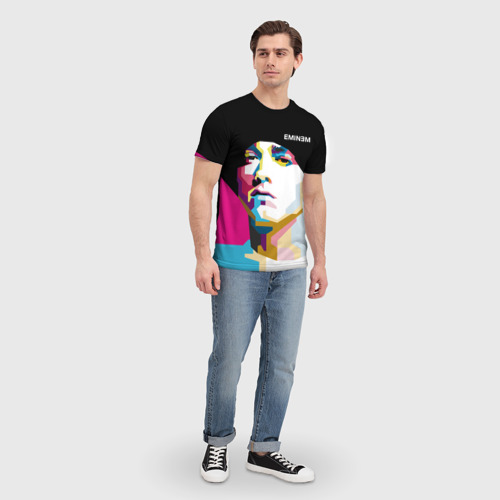 Мужская футболка 3D Eminem, цвет 3D печать - фото 5