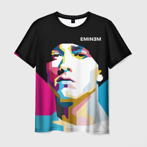 Мужская футболка 3D Eminem, цвет 3D печать