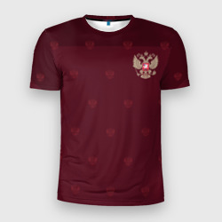 Россия, форма – Мужская футболка 3D Slim с принтом купить со скидкой в -9%