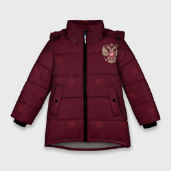 Зимняя куртка для девочек 3D Россия, форма