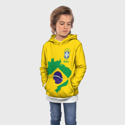 Детская толстовка 3D Бразилия, форма - фото 3
