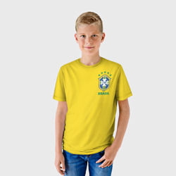 Детская футболка 3D Бразилия, форма - фото 2