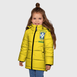 Зимняя куртка для девочек 3D Бразилия, форма - фото 2