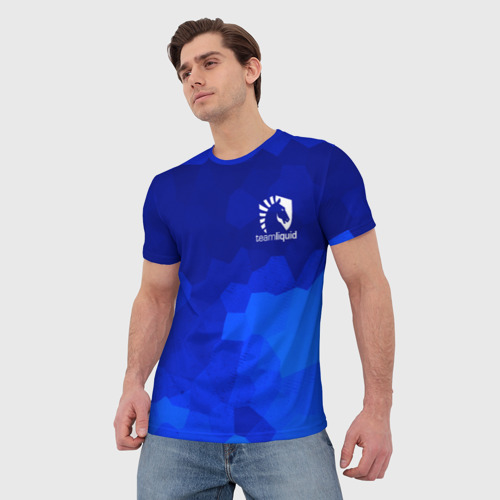Мужская футболка 3D Team Liquid Cybersport - фото 3