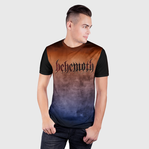 Мужская футболка 3D Slim Behemoth, цвет 3D печать - фото 3