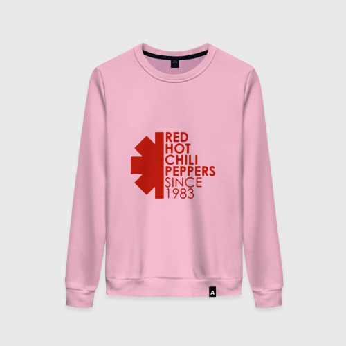 Женский свитшот хлопок Red Hot Chili Peppers, цвет светло-розовый