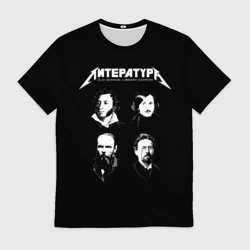 Мужская футболка 3D Литература