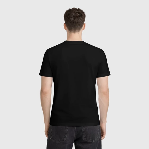 Мужская футболка 3D с принтом Литература, вид сзади #2