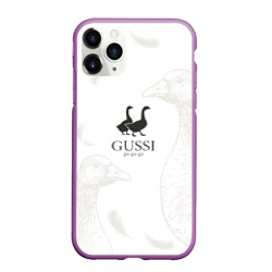Чехол для iPhone 11 Pro Max матовый Gussi ga-ga-ga
