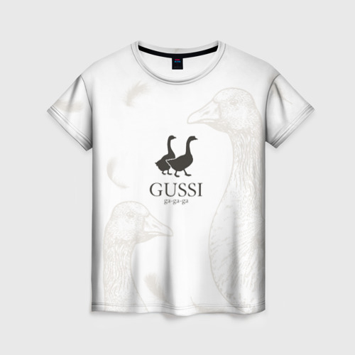 Женская футболка 3D Gussi ga-ga-ga, цвет 3D печать