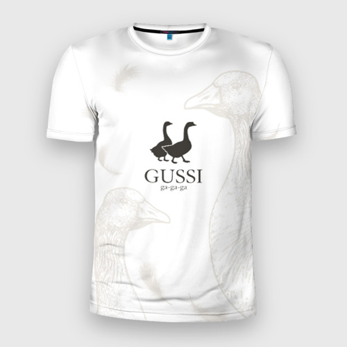 Мужская футболка 3D Slim Gussi ga-ga-ga, цвет 3D печать