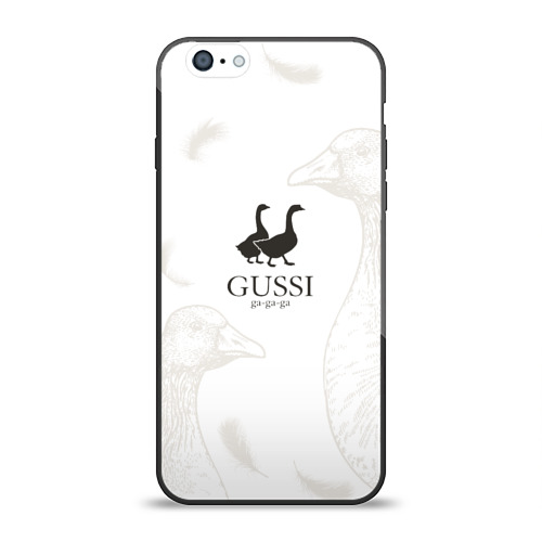 Чехол для Apple iPhone 6 силиконовый глянцевый GUSSI ga-ga-ga Фото 01 Чехол для Apple iPhone 6 силиконовый глянцевый GUSSI ga-ga-ga Фото 01