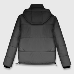 Куртка с принтом Carbon-3 для мужчины, вид сзади №1. Цвет основы: черный