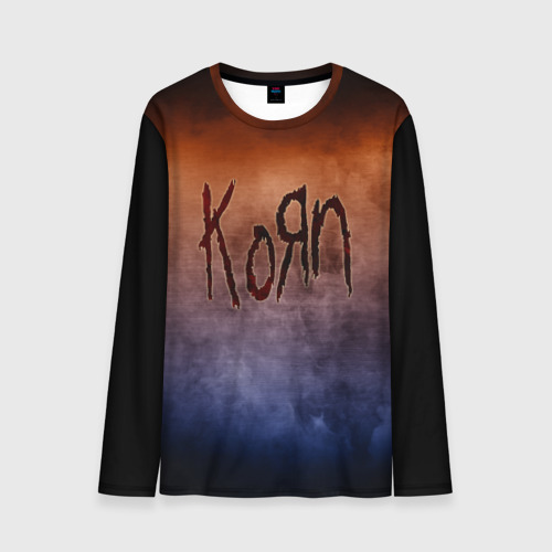 Мужской лонгслив 3D Korn