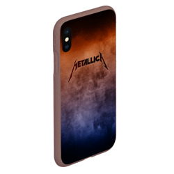 Чехол для iPhone XS Max матовый Metallica - фото 2