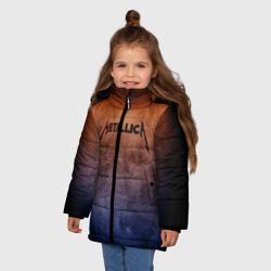 Зимняя куртка для девочек 3D Metallica - фото 2
