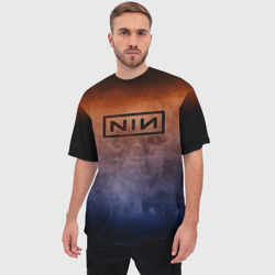 Мужская футболка oversize 3D Nine Inch Nails - фото 2