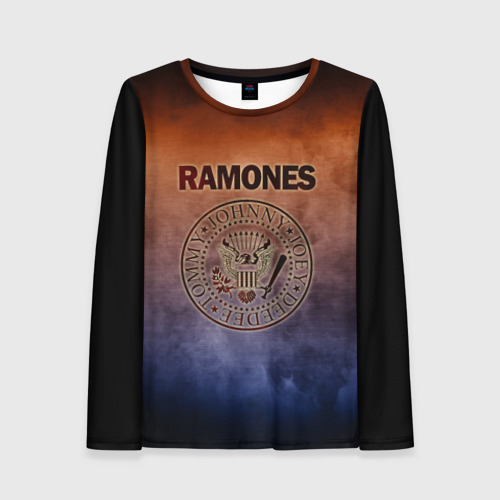 Женский лонгслив 3D Ramones