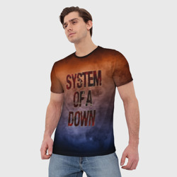 Мужская футболка 3D System of a Down - фото 2