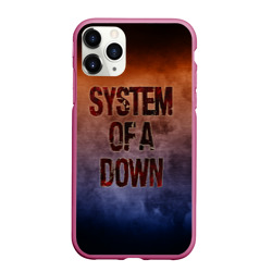 Чехол для iPhone 11 Pro Max матовый System of a Down