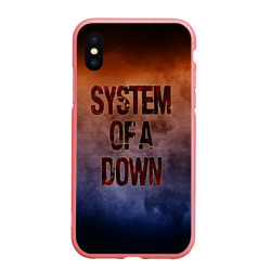 Чехол для iPhone XS Max матовый System of a Down