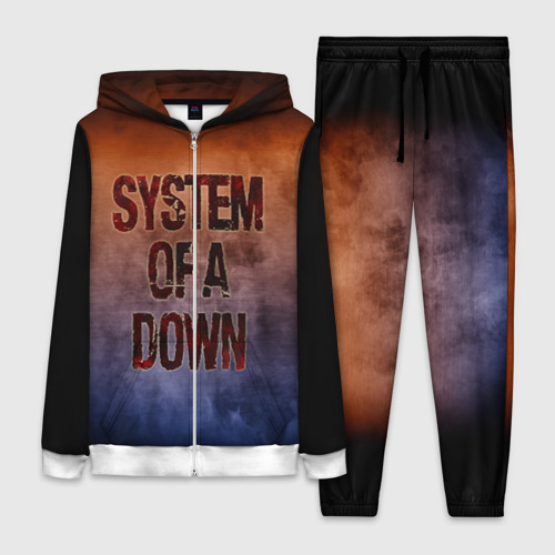 Женский костюм с принтом System of a Down, вид спереди №1