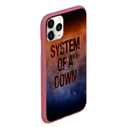 Чехол для iPhone 11 Pro Max матовый System of a Down - фото 2