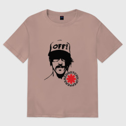 Мужская футболка хлопок Oversize Red Hot Chili Peppers