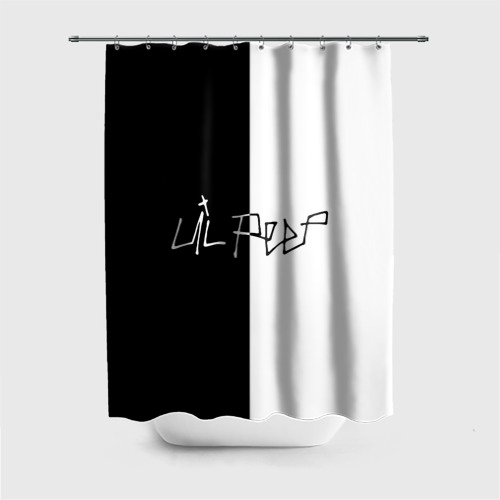 Штора 3D для ванной Lil Peep Фото 01 Штора 3D для ванной Lil Peep Фото 01