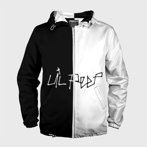 Мужская ветровка 3D Lil Peep Фото 01 Мужская ветровка 3D Lil Peep Фото 01
