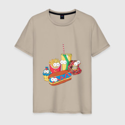 Мужская футболка хлопок Вкусные Симпсоны
