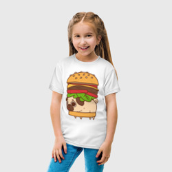 Детская футболка хлопок Мопс-бургер - фото 2