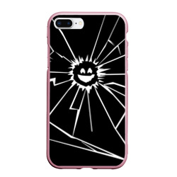 Чехол для iPhone 7Plus/8 Plus матовый Черное Зеркало