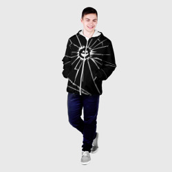 Мужская куртка 3D Черное Зеркало - фото 2