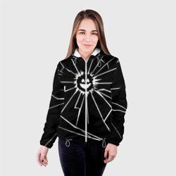 Женская куртка 3D Черное Зеркало - фото 2