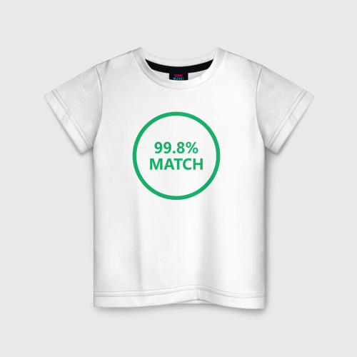 Детская футболка хлопок Match